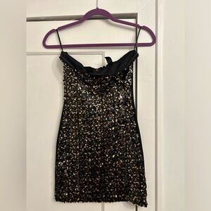 H&M sparkly mini tube dress XS